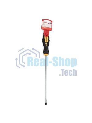 Отвертка шлицевая Rexant SL 5х200 мм, двухкомпонентная рукоятка
