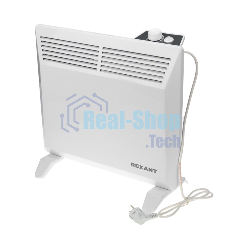 Конвектор Rexant 60-0083 белый, 1000 Вт, 15 м2, термостат