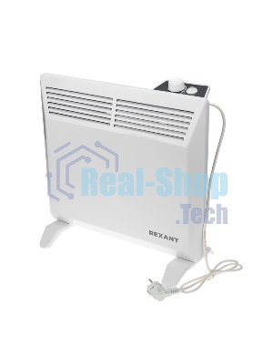 Конвектор электрический Rexant белый, 1000 Вт, 15 м2, термостат