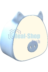 Ночник Gauss NN7036 поросенок голубой