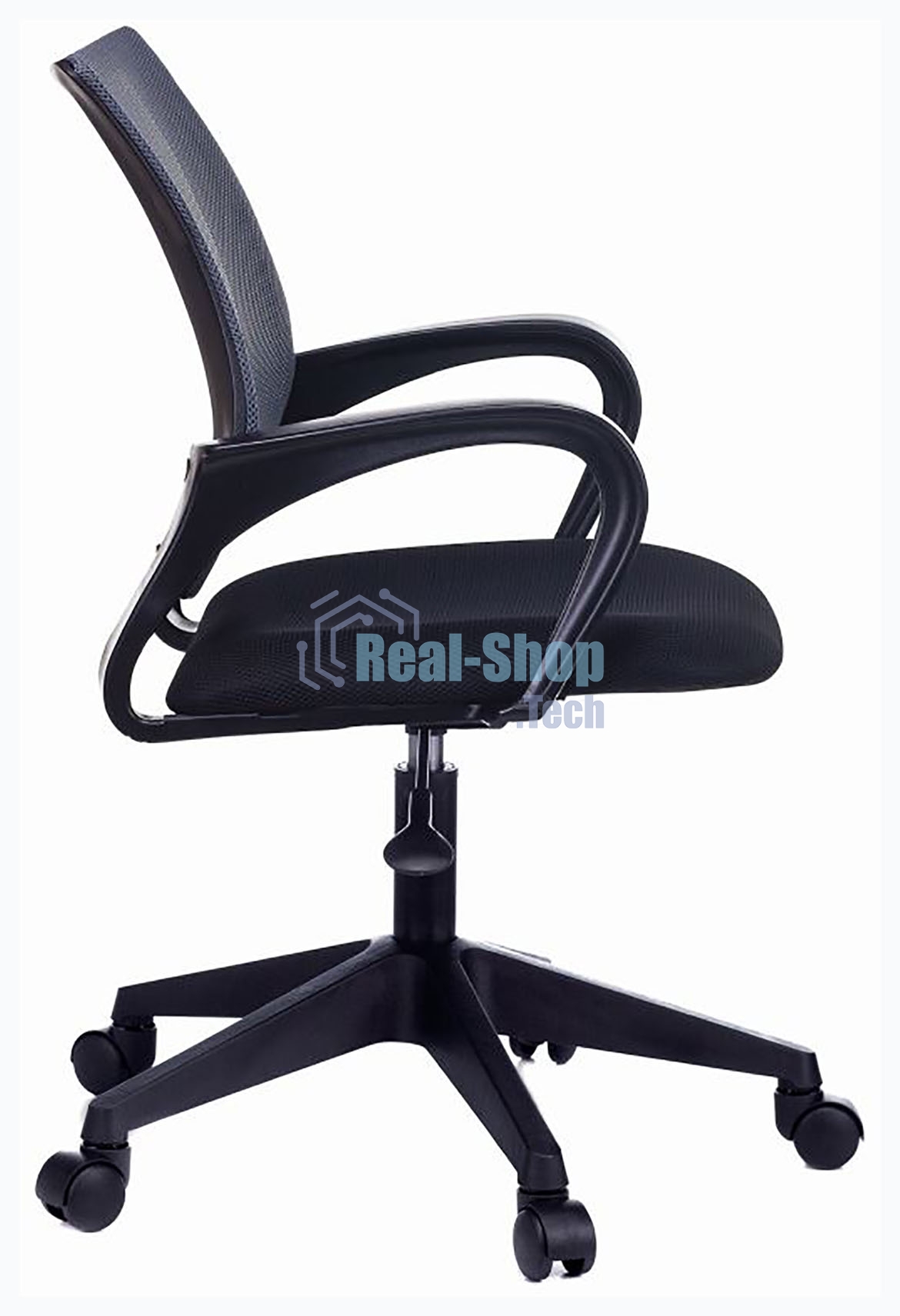 Кресло Бюрократ CH 696 серый TW-04 сиденье черный TW-11 сетка/ткань крестов. пластик