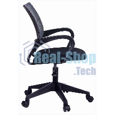 Кресло Бюрократ CH 696 серый TW-04 сиденье черный TW-11 сетка/ткань крестов. пластик