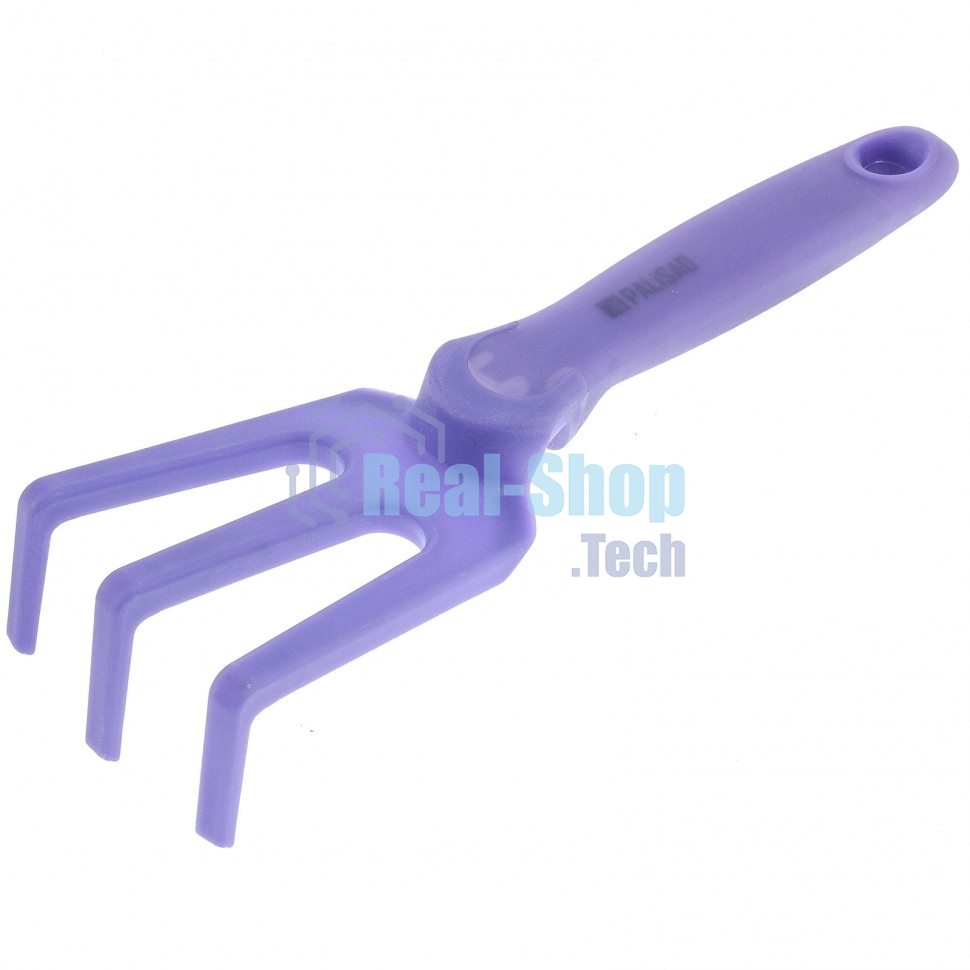 Рыхлитель 3-зубый, 75х250 мм, пластиковый, гелевая рукоятка, NYLON SOFT Palisad