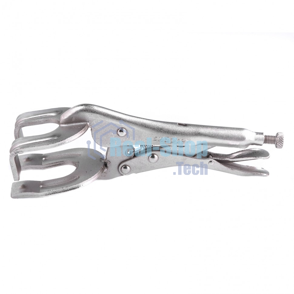 Зажим ручной Сибртех, двойной, точечная фиксация, 225 мм