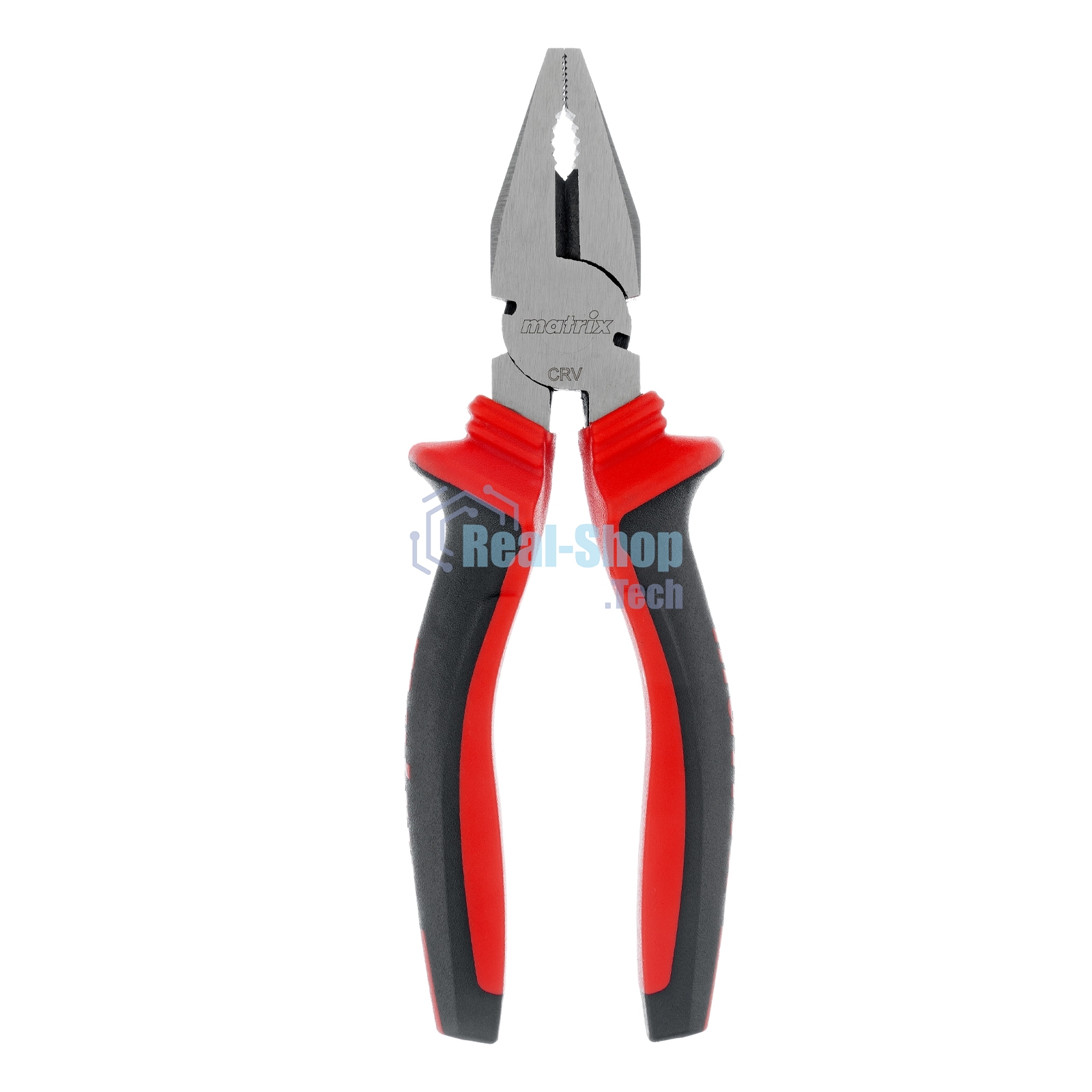 Плоскогубцы комбинированные Matrix, 160 мм, хром-ванадий, двухкомпонентные рукоятки