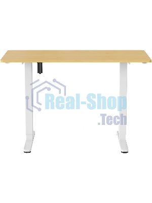 Стол компьютерный Cactus CS-ED-WTBAM столешница бамбук, бежевый, каркас белый