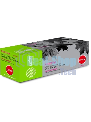 Картридж лазерный Cactus CS-C731M пурпурный (1800 стр.) для Canon LaserBase MF8230 i-Sensys/MF8280 i-Sensys