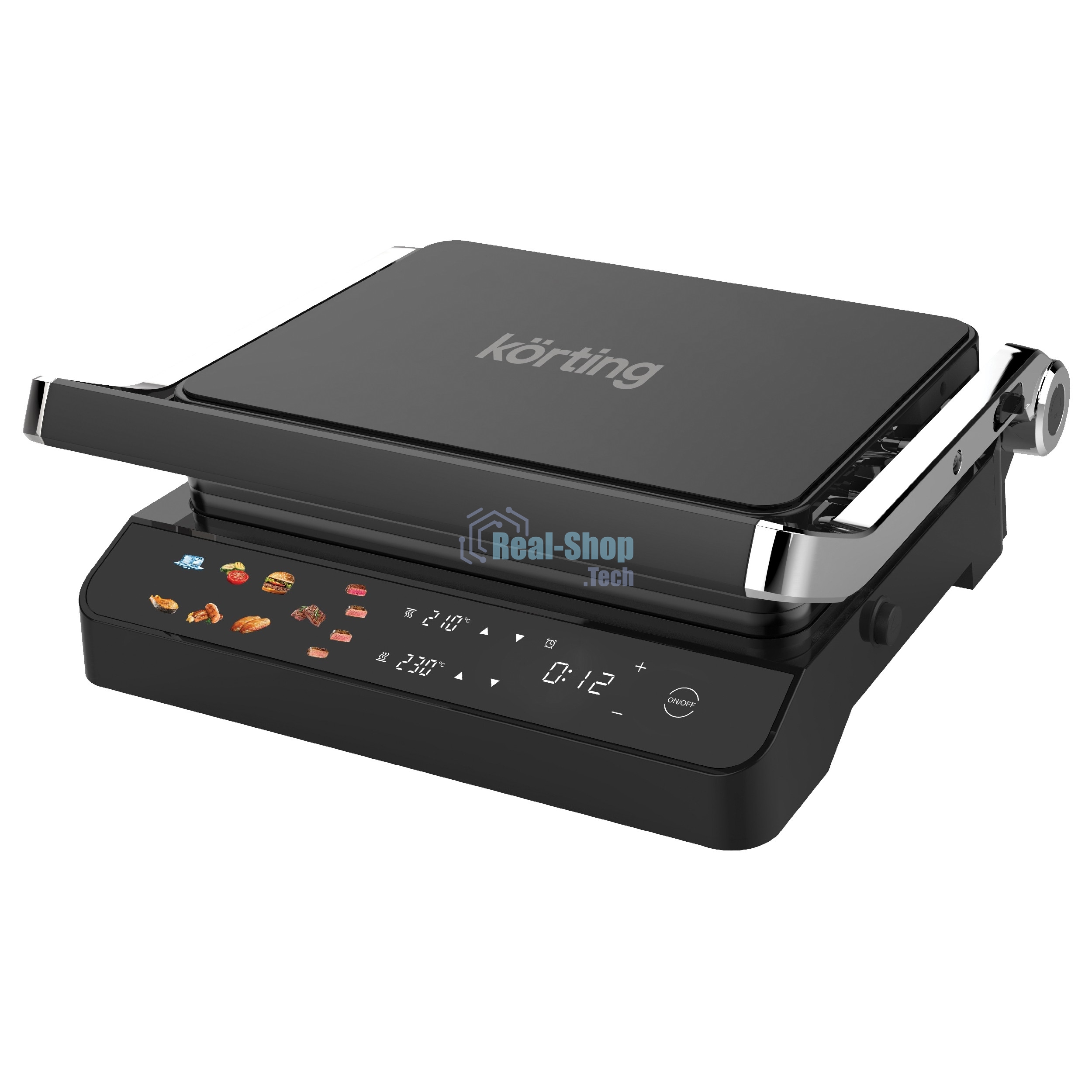 Электрогриль Korting KGPA 0405 W, черный