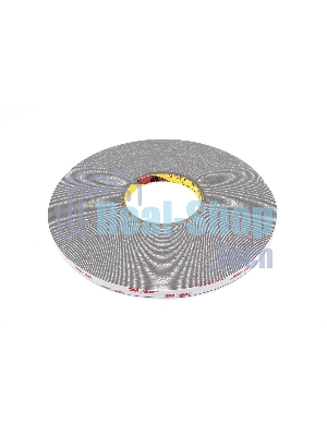 Скотч двусторонний вспененный 3M VHB 10 мм серый, 50 м