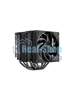 Кулер для процессора SAMA A60B (265W, 4-pin PWM, 156.5mm, 6x6mm, 2x120мм, 78CFM, 29dBA, 2200RPM, S: 1851/1700/1200/115X, AM5/AM4, черный)