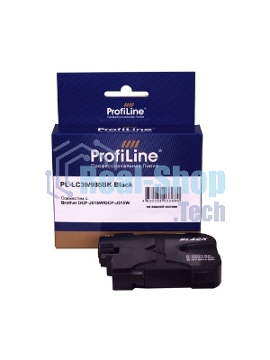 Картридж струйный ProfiLine PL-LC39/985BK для принтеров Brother DCP-J125/DCP-J315W/DCP-J515W/MFC-J220/MFC-J265W/MFC-J410/MFC-J415W с чернилами Black