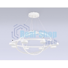 Светильник Ambrella light FL51777/3+8 WH белый 3000K/4200K/6400K 112W D800/580/400*1200 (ПДУ ИК)