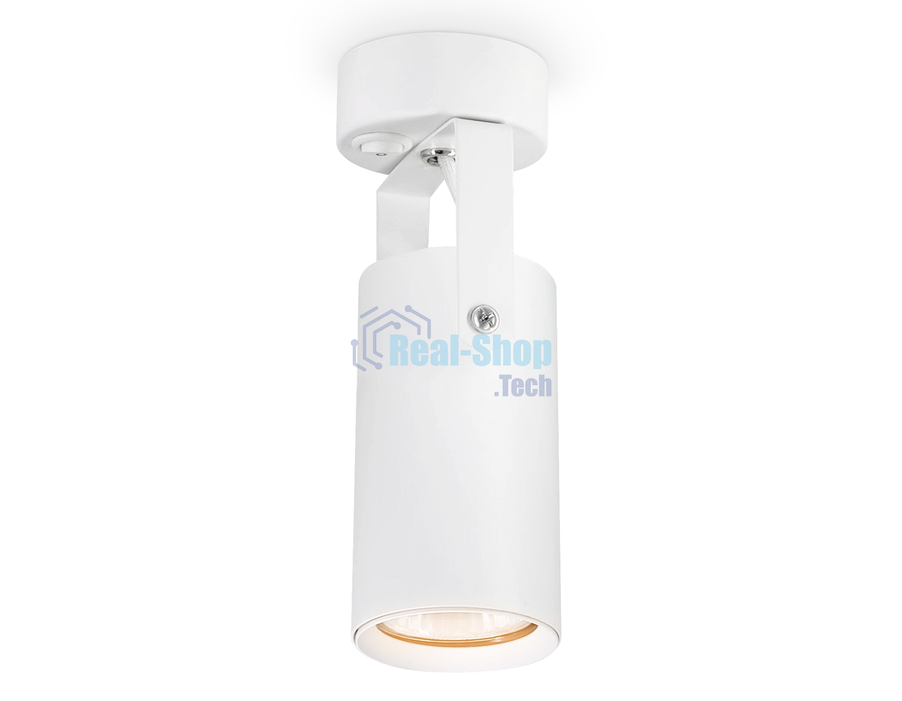 Накладной поворотный спот Ambrella light TA1302 WH белый GU10 max 12W 100*55*165
