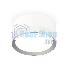 Светильник Ambrella Light XS8101003 SWH/PSL белый песок/серебро полированное GX53 (C8101, N8118)