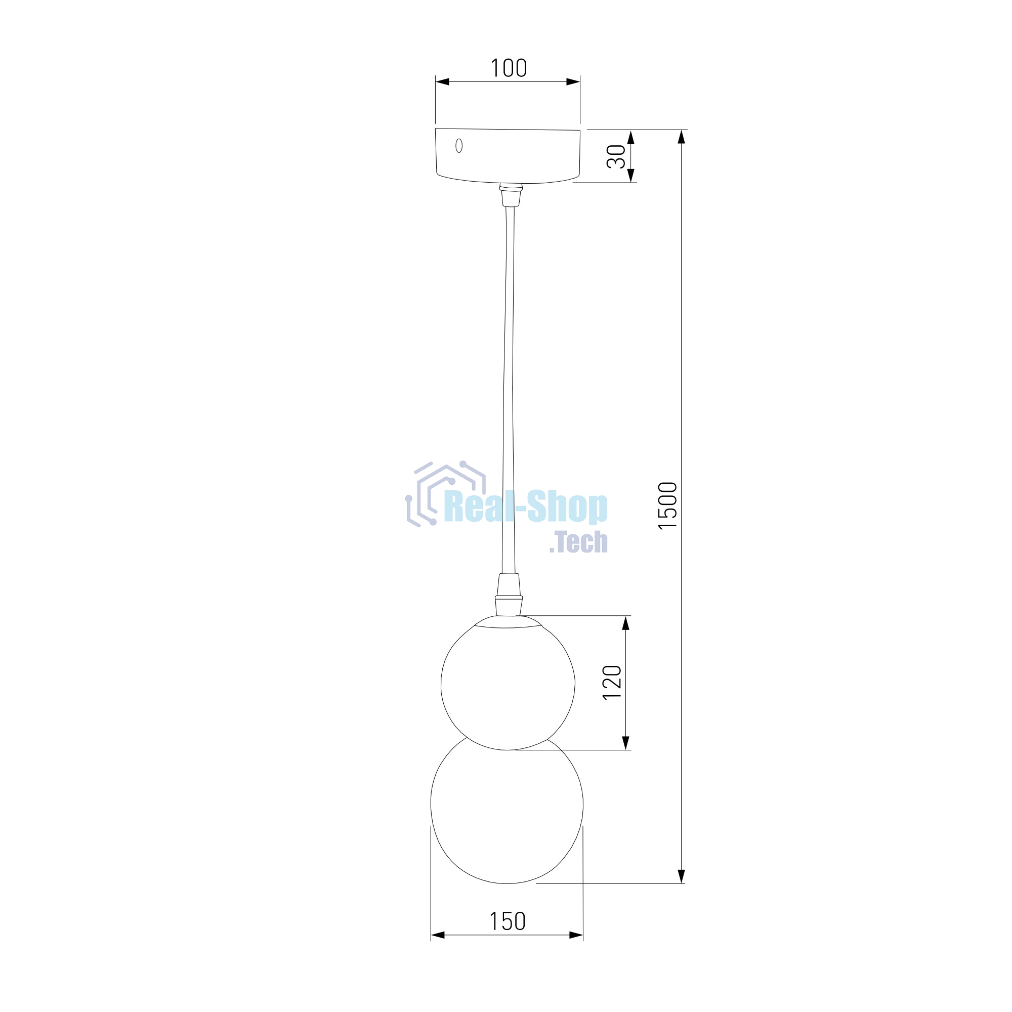 50251/1 LED/ подвесной светильник/ белый