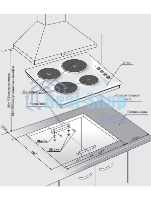 Варочная поверхность Gefest СВН 3210