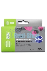 Картридж струйный Cactus CS-EPT0806 светло-пурпурный (11,4 мл) для Epson Stylus Photo P50/PX650/PX660/PX700/PX700W/PX710/PX710W/PX720/PX