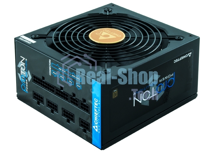 Блок питания Chieftec BDF-1000C, 1000Вт, 80 PLUS Bronze, 140мм, модульный, черный