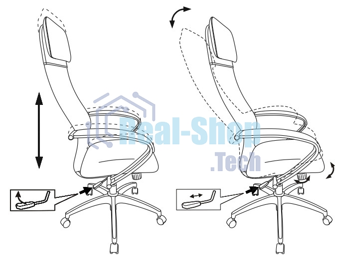 Кресло руководителя Бюрократ CH-608/BLACK TW-01 TW-11 черный, спинка сетка, искусст. кожа/ткань