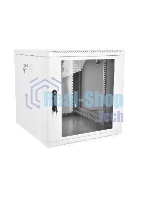 Шкаф телеком. настенный разборный 15U (600х650), съемные стенки, дверь стекло (ШРН-M-15.650)