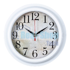 Часы настенные аналоговые Бюрократ WALLC-R80P D21 см белый