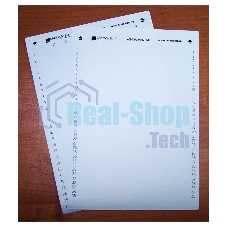 Маркер самоклеющийся, л.А4, 93х9, для патч-панелей, белый, 56 шт/л.