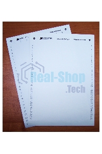 Маркер самоклеющийся, л.А4, 93х9, для патч-панелей, белый, 56 шт/л.