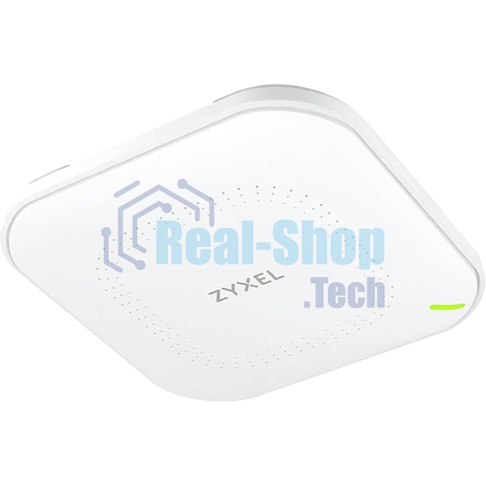 Гибридная точка доступа Zyxel NebulaFlex NWA50AX, WiFi 6, 802.11a/b/g/n/ac/ax (2,4 и 5 ГГц), MU-MIMO, антенны 2x2, до 575+1200 Мбит/с, 1xLAN GE, PoE, без поддержки Captive portal и WPA-Enterprise, защ