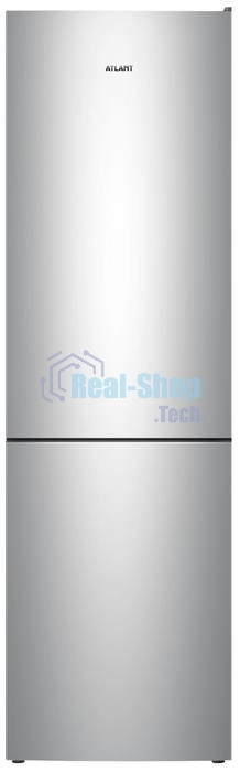 Холодильник Atlant XM-4624-181 серебристый двухкамерный 228/119л морозилка снизу