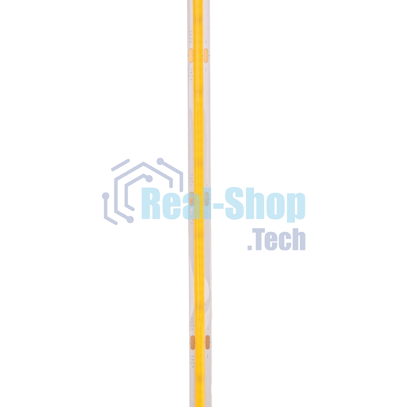 Лента светодиодная Rexant 24В, COB 8Вт/м, 320 LED/м, 4000K, 8мм, 5м, IP20