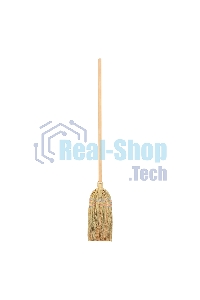 Метла Россия натуральная, деревянный черенок 93337