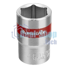 Головка торцевая Matrix, 18 мм, 6-гранная, CrV, под квадрат 1/2