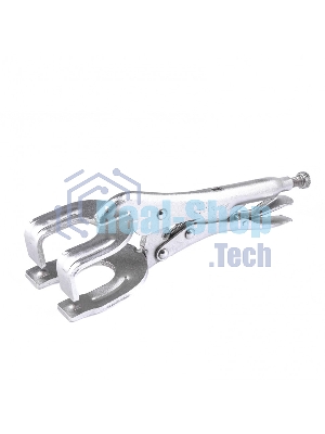 Зажим ручной Сибртех, двойной, точечная фиксация, 225 мм