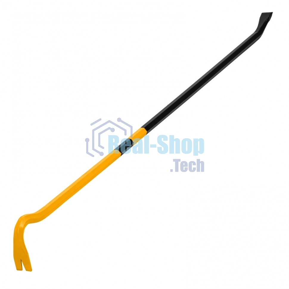 Лом-гвоздодер Denzel 1200 мм, шестигранный 19 мм, окрашенный, сталь 65