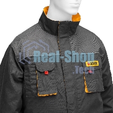 Куртка профессиональная рабочая Denzel 65% полиэстер 35% хлопок, XL