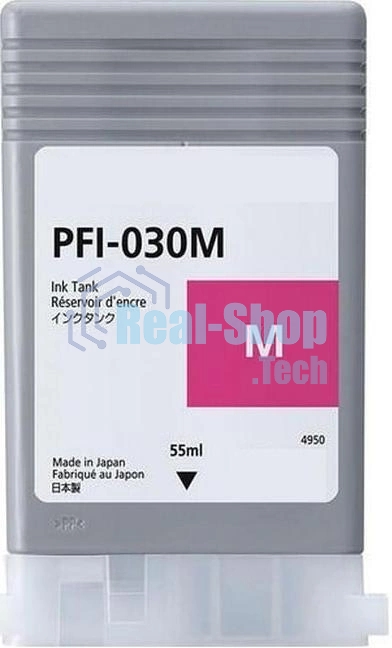 Картридж струйный Canon INK TANK PFI-030 MAGENTA пурпурный (55 мл.)