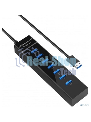 Док-станция USB KS-is KS-569A 7xUSB 3.0 F в USB 3.0 Type A M с блоком питания