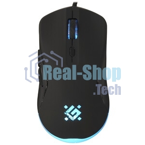 Мышь проводная Defender Arga GM-049 черный, 3600 dpi, USB, кнопки - 6