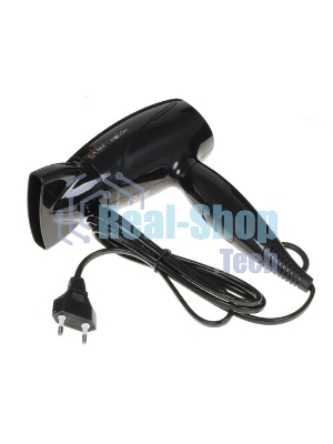 Фен GA.MA GH0201 EOLIC MINI CX черный, 1600 Вт, компактный, ионизация