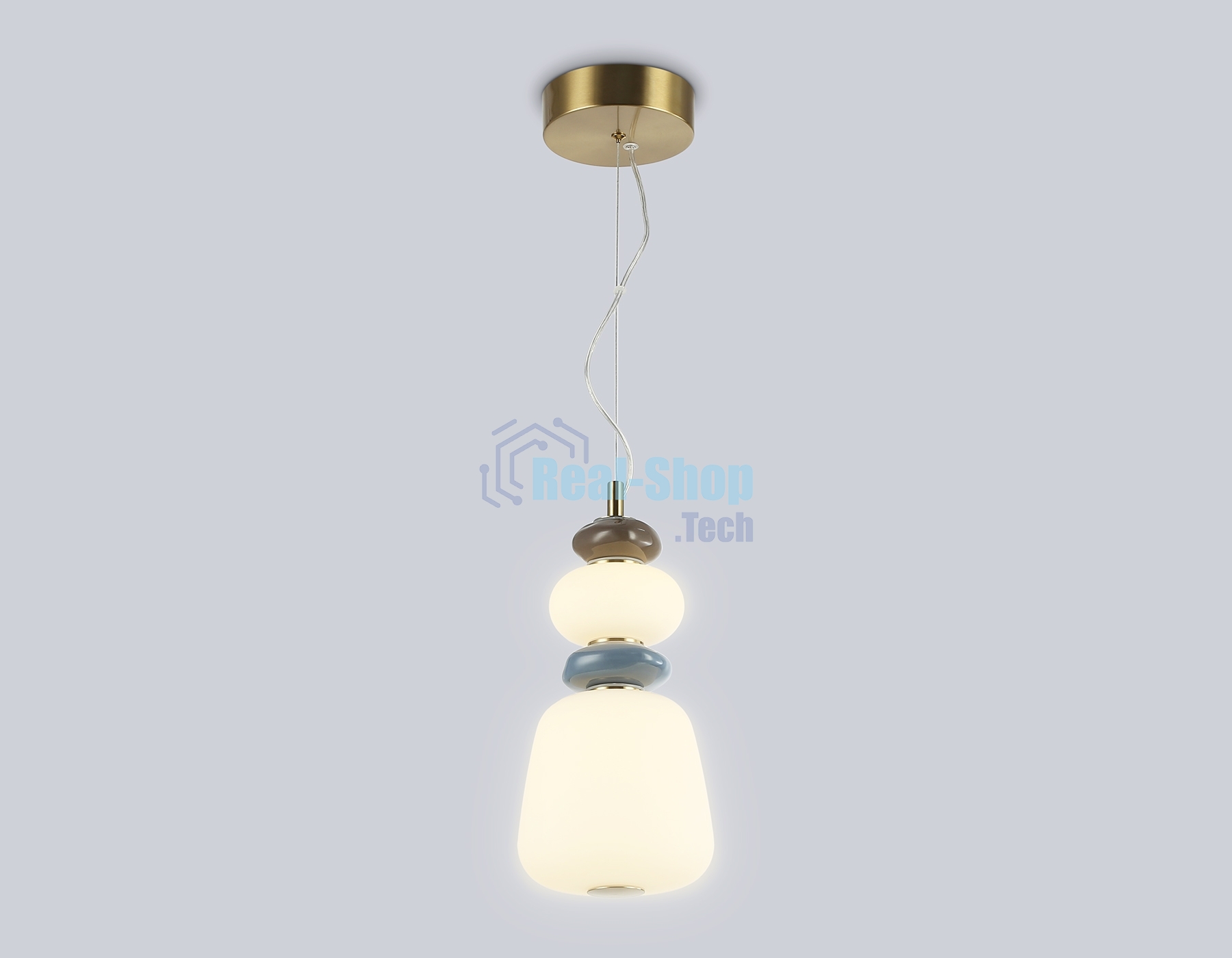 Светильник Ambrella light LH53162 SB/WH бронза/белый 12W 3000K D170*1510