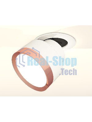 Светильник Ambrella Light XM8101504 SWH/PPG белый песок/золото розовое полированное GX53 (A2241, A2105, C8101, N8126)
