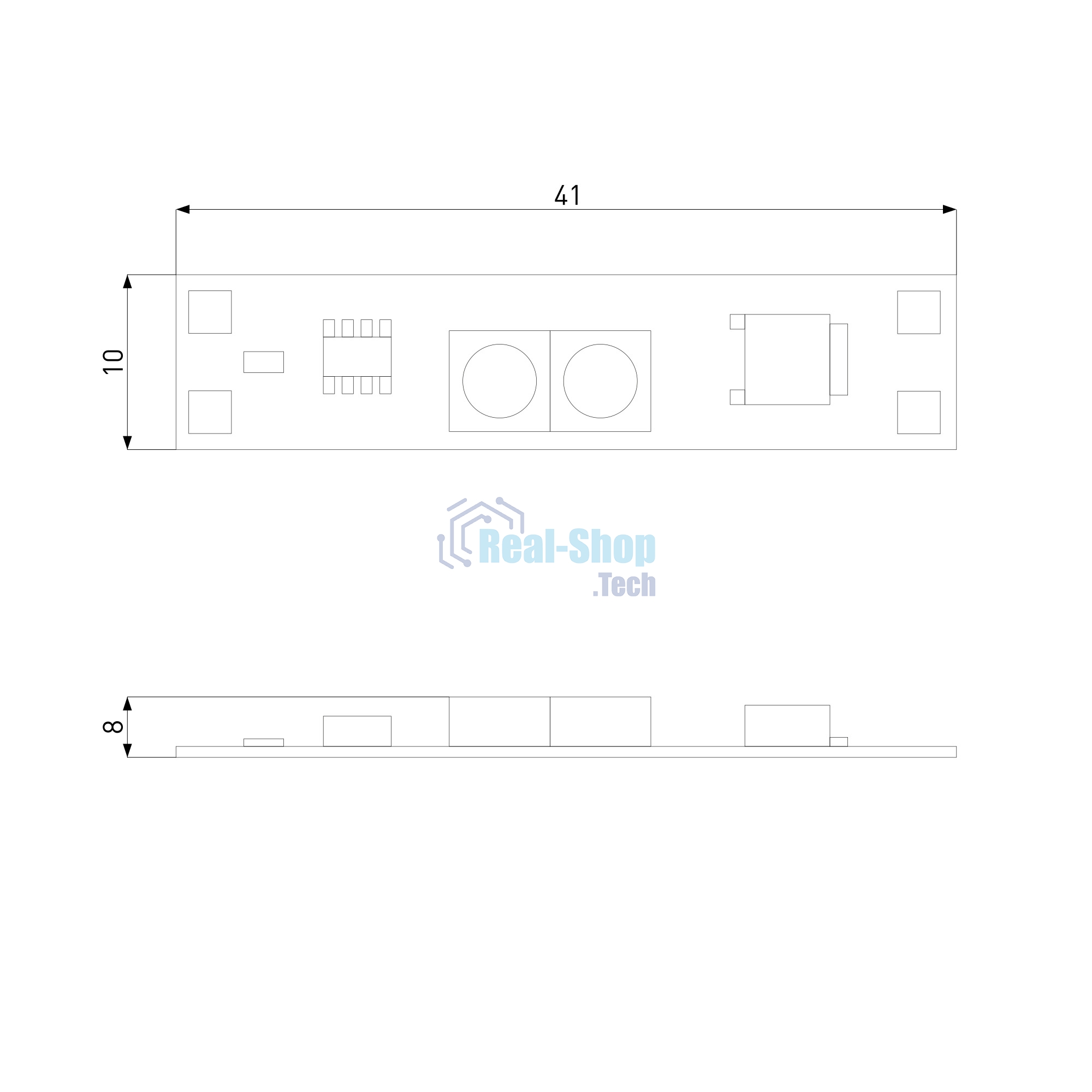 Выключатель с инфракрасным датчиком движения Elektrostandard 12/24V 60/120W 95000/01