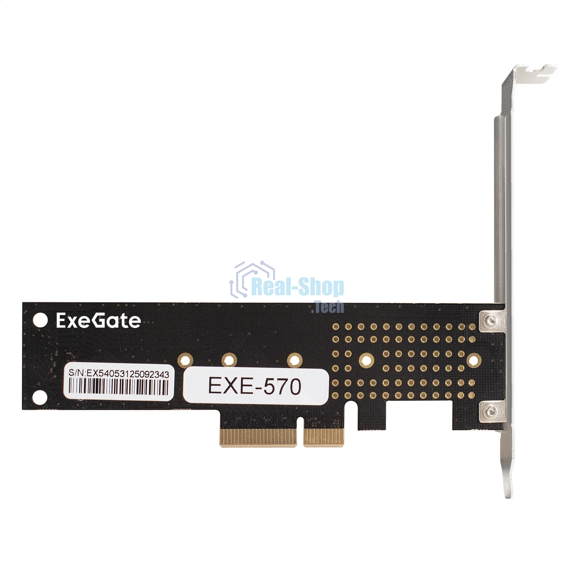 Переходник ExeGate EXE-570 (M.2 M key -> PCI-E x4 v3.0 для установки SSD 2230/2242/2260/2280/22110 M.2 M key в слот PCI-E x4)
