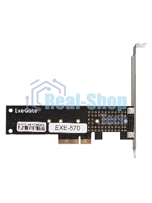 Переходник ExeGate EXE-570 (M.2 M key -> PCI-E x4 v3.0 для установки SSD 2230/2242/2260/2280/22110 M.2 M key в слот PCI-E x4)