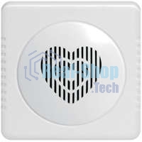 Звонок дверной проводной Сюрприз 12 мел. с питанием от батареек с кнопкой и проводом 2ААх1.5В 80-90дБА бел. Тритон СР-02Б