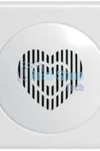 Звонок дверной проводной Сюрприз 12 мел. с питанием от батареек с кнопкой и проводом 2ААх1.5В 80-90дБА бел. Тритон СР-02Б