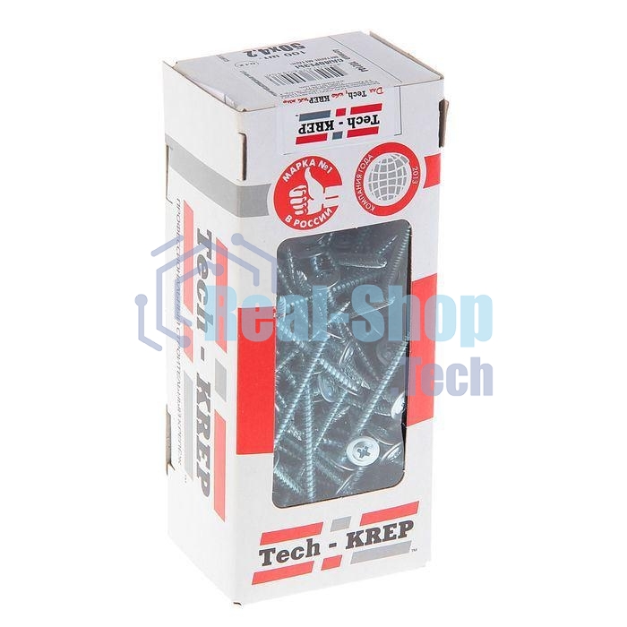 Саморез для тонкого метал. листа со сверлом 4.2х19 (уп.200шт) коробка Tech-Krep 102150