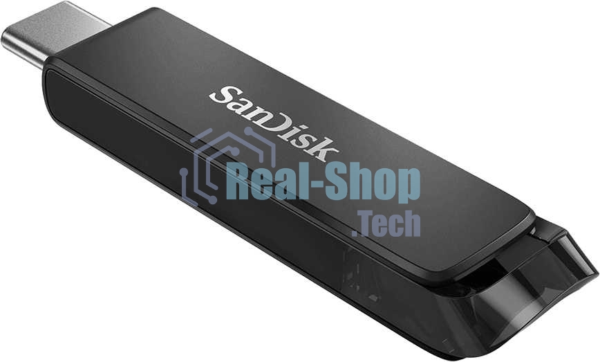 Флешка USB Sandisk CZ460 Ultra (SDCZ460-128G-G46), 128Gb, USB Type-C, R/W 150/30, черный