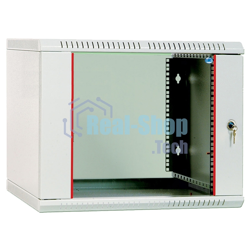 Шкаф телеком. настенный разборный 12U (600х350) дверь стекло (ШРН-Э-12.350) (1 коробка)