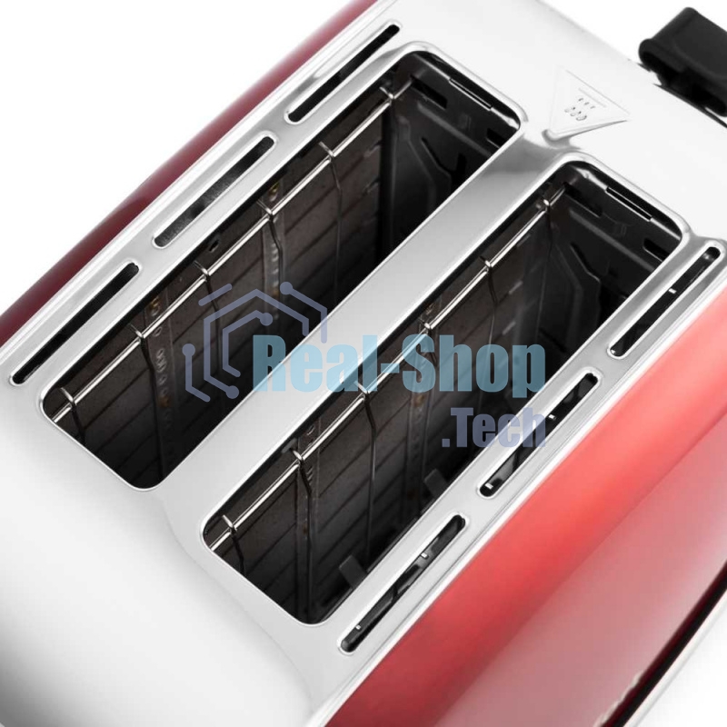 Тостер Kitfort КТ-2036-1 / Мощность: 800-950 Вт.Емкость: 2 тоста одновременно,красный.